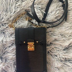 Louis Vuitton Purse Black Cross Shoulder